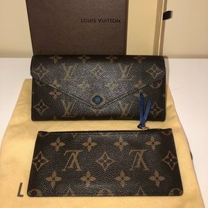 Louis Vuitton Monogram Blue Wallet